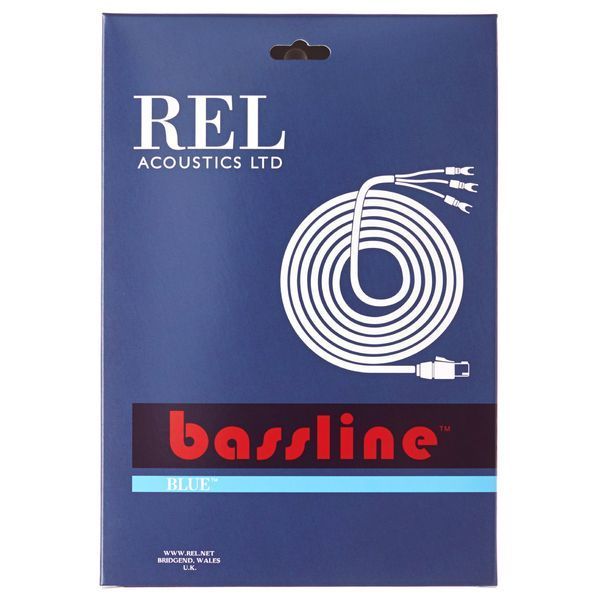Сабвуферный кабель REL Bassline Blue 10 м.