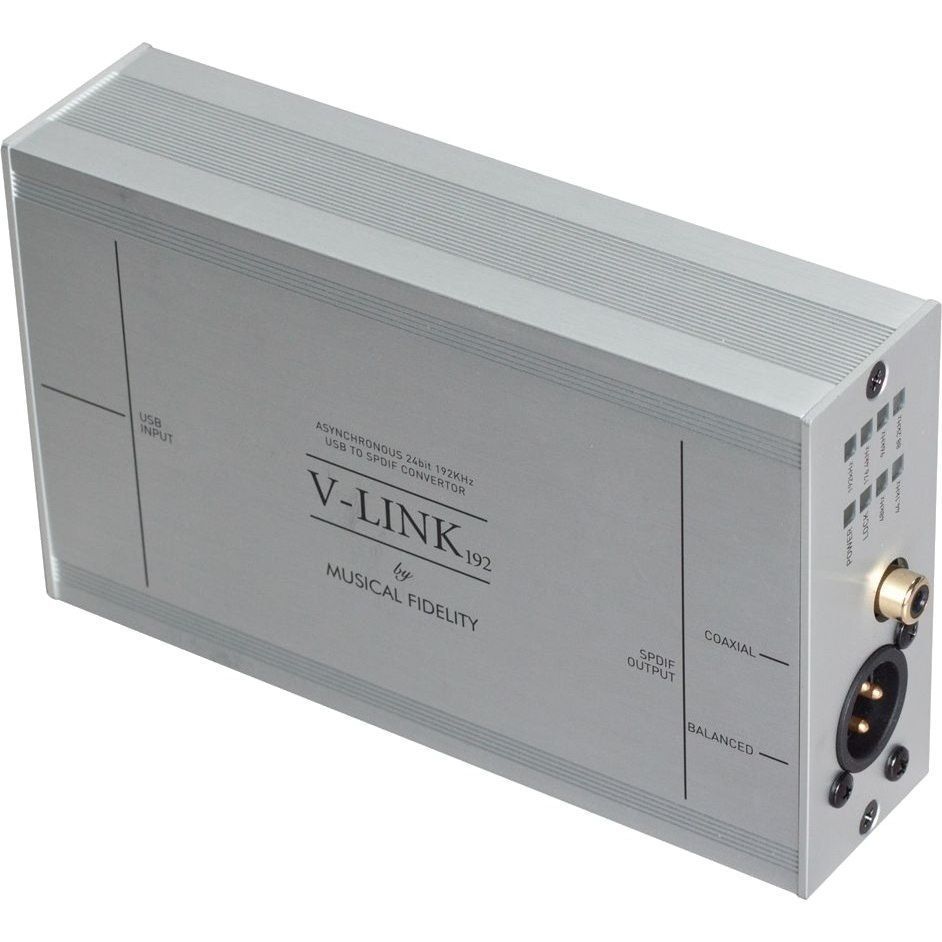 Адаптер асинхронний Musical Fidelity V-LINK192 USB / SPDIF