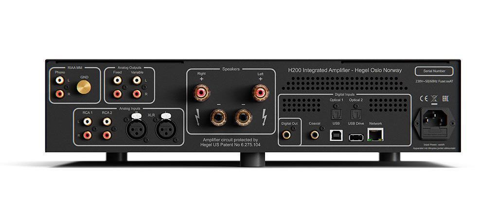 Интегральный усилитель Hegel H200 Black