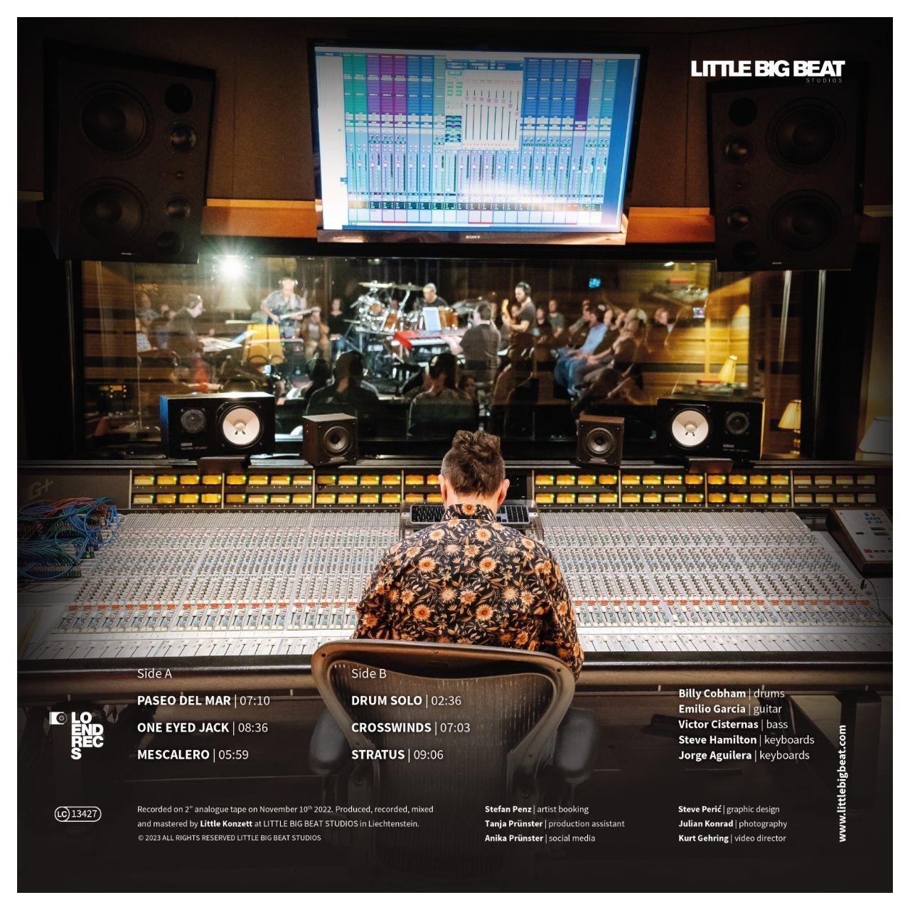 Мастер-лента Studio Live Session - Billy Cobham