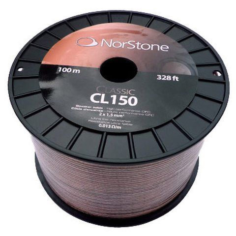Акустичний кабель Norstone CL150 2x1.5mm&sup2; translucent 100m