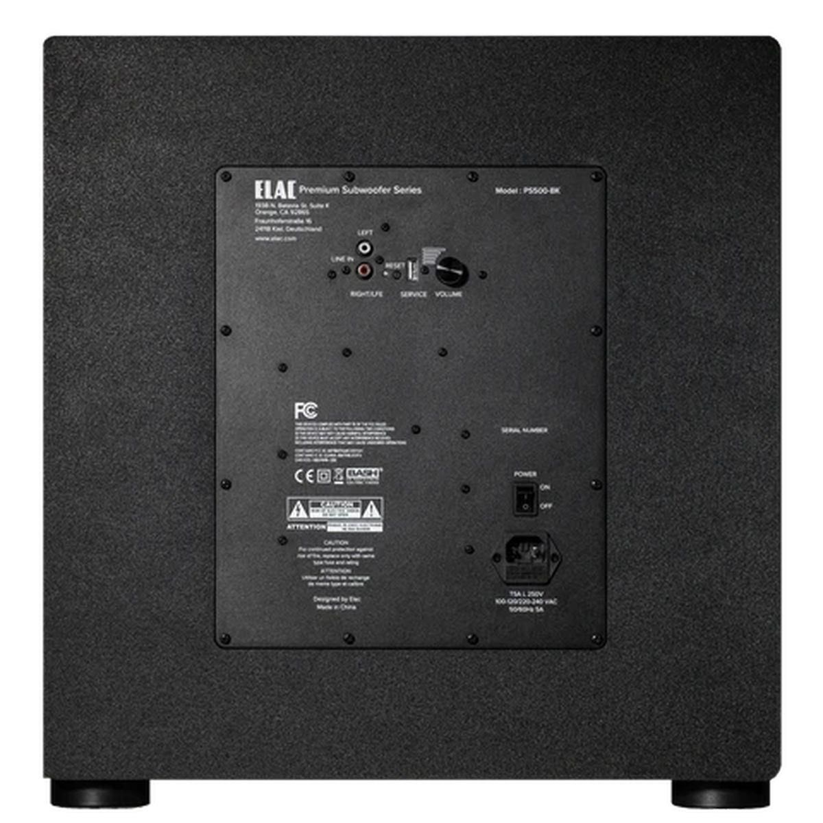 Сабвуфер Elac PS500 Black Vinyl