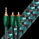 Міжблочний кабель AUDIOQUEST EVERGREEN 3.5mm > RCA 2м.