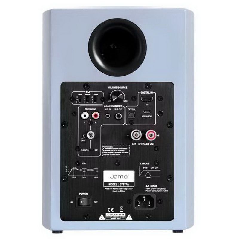 Активная полочная акустика Jamo C707PA MKII Blue