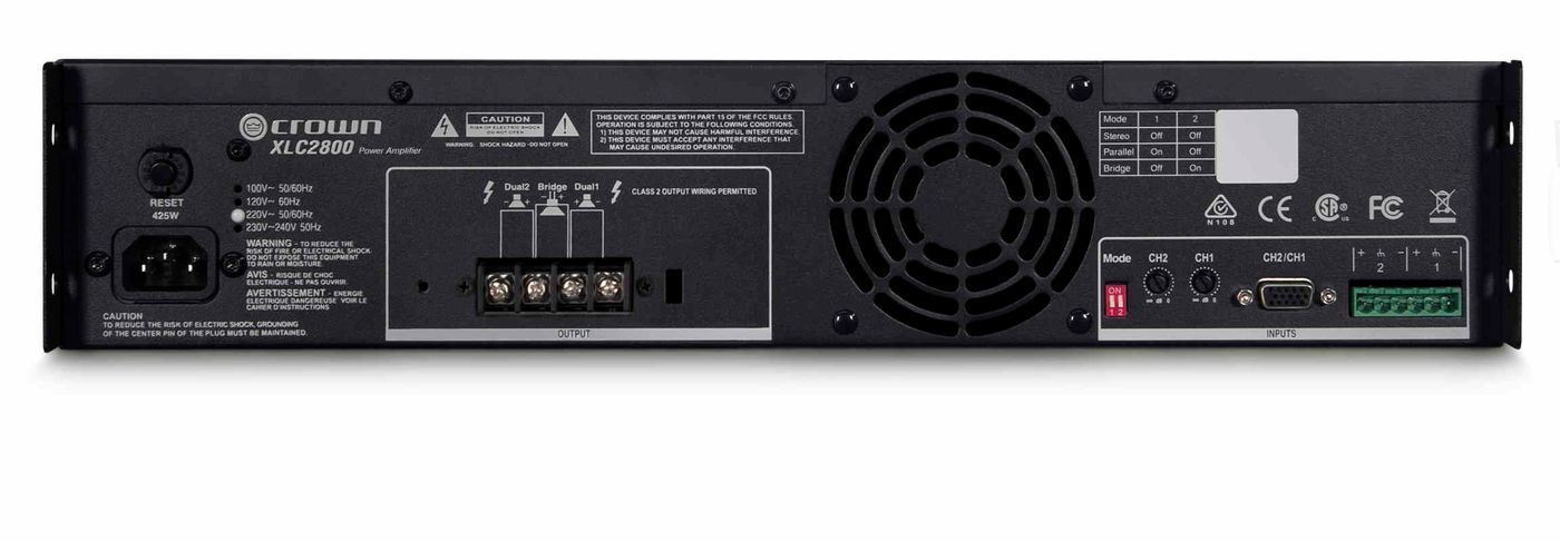 Підсилювач потужності Crown XLC2800