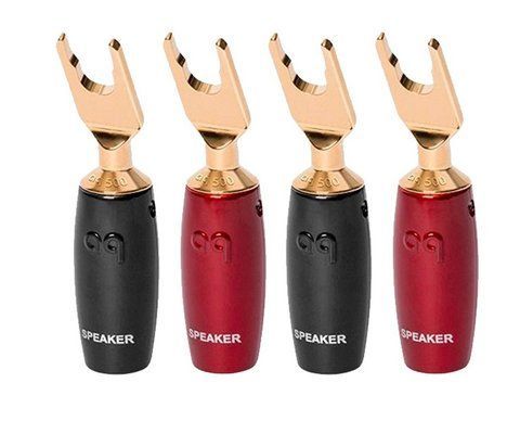 Набор коннекторов AUDIOQUEST 507 Series Multi-Spade Gold set of 4