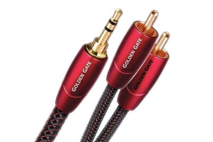 Міжблочний кабель AUDIOQUEST GOLDEN GATE 3.5mm > RCA 2м.
