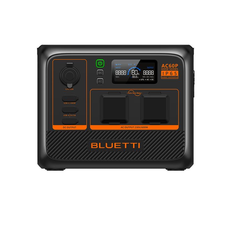 Зарядна станція Bluetti AC60P Portable Power Station | 600W 504Wh