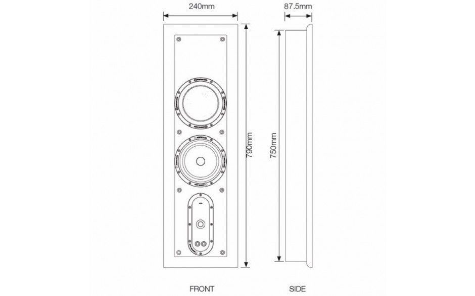 Встраиваемая акустика MONITOR AUDIO Soundframe 2 In Wall Primer