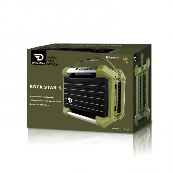 Портативна акустика DreamWave RockStar S Army Green