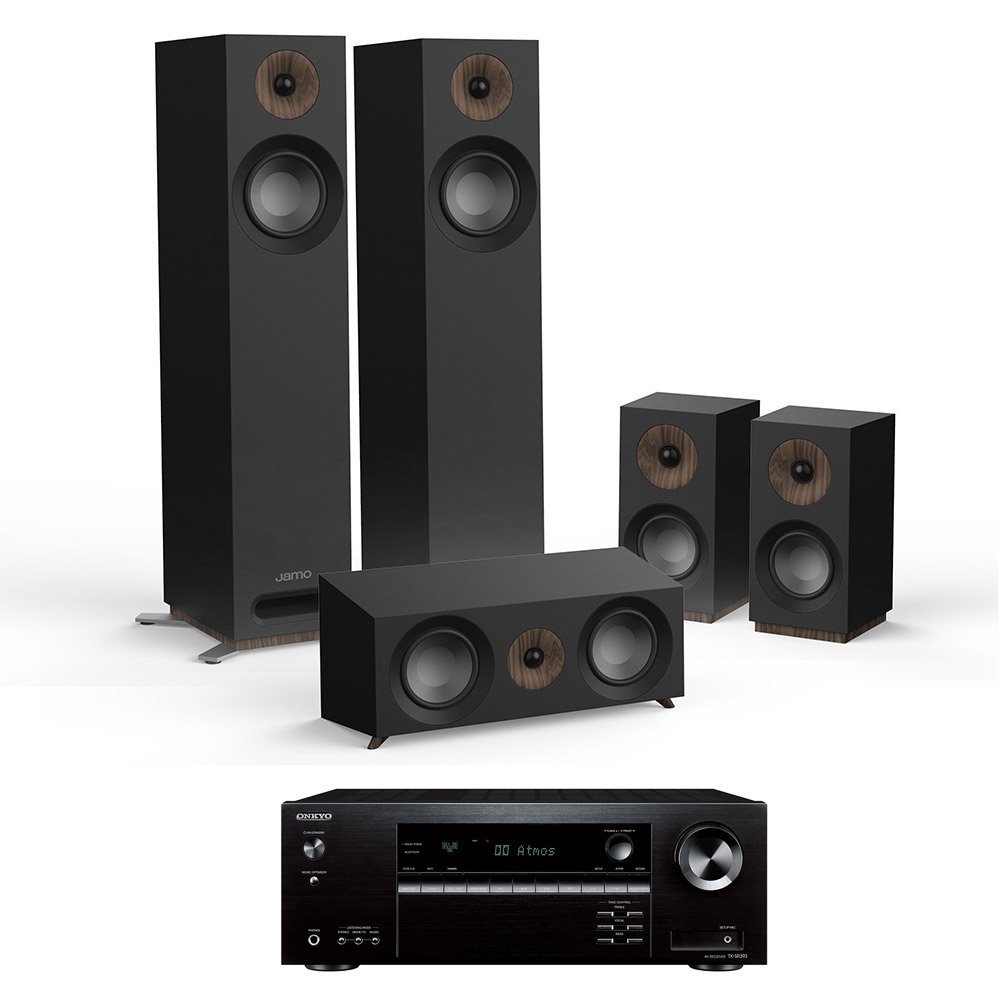 Домашній кінотеатр Onkyo TX-SR393 Black + Jamo S 805 HCS