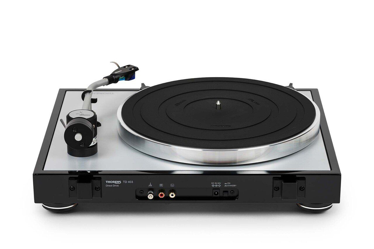 Програвач вінілу Thorens TD 403 DD High gloss Black (Direct Dr, TP150, Ortofon 2MBlue)