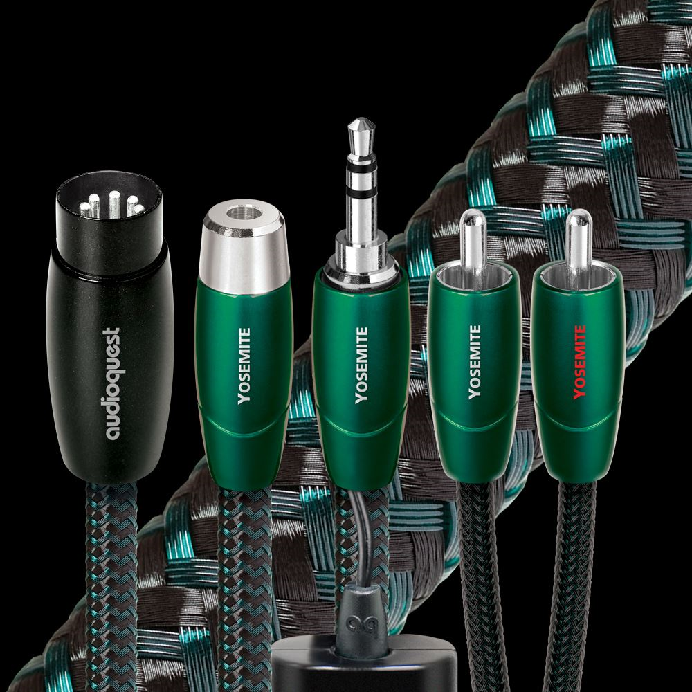 Міжблочний кабель AUDIOQUEST YOSEMITE 3.5mm > RCA 1,5м.