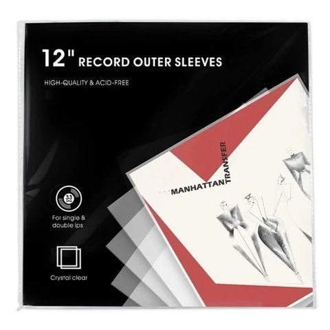 Конверти для пластинок зовнішні GOKA GK-R17PVC Outer Sleeves (PVC) 25pcs