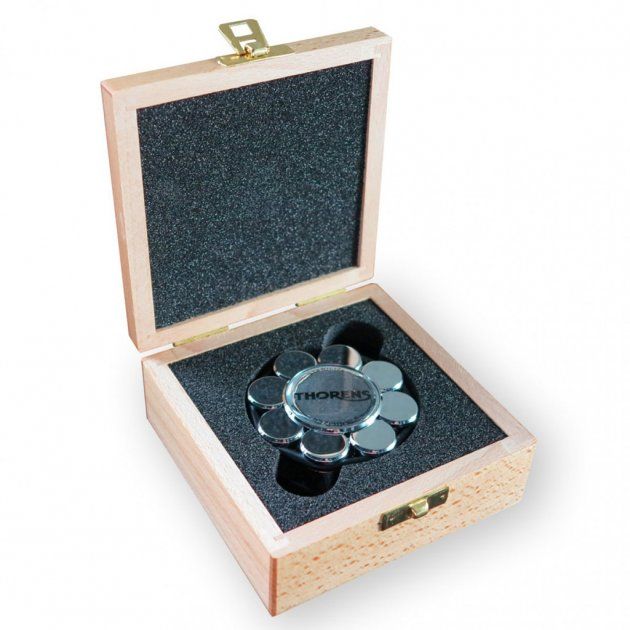 Прижим для пластинок Thorens Stabilizer Chrome in Wooden Box