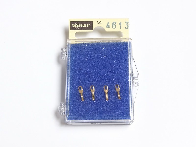 Коннекторы для соединения фоно кабеля с картриджем Tonar Gold Plate Terminal PIN Plugs art 4613