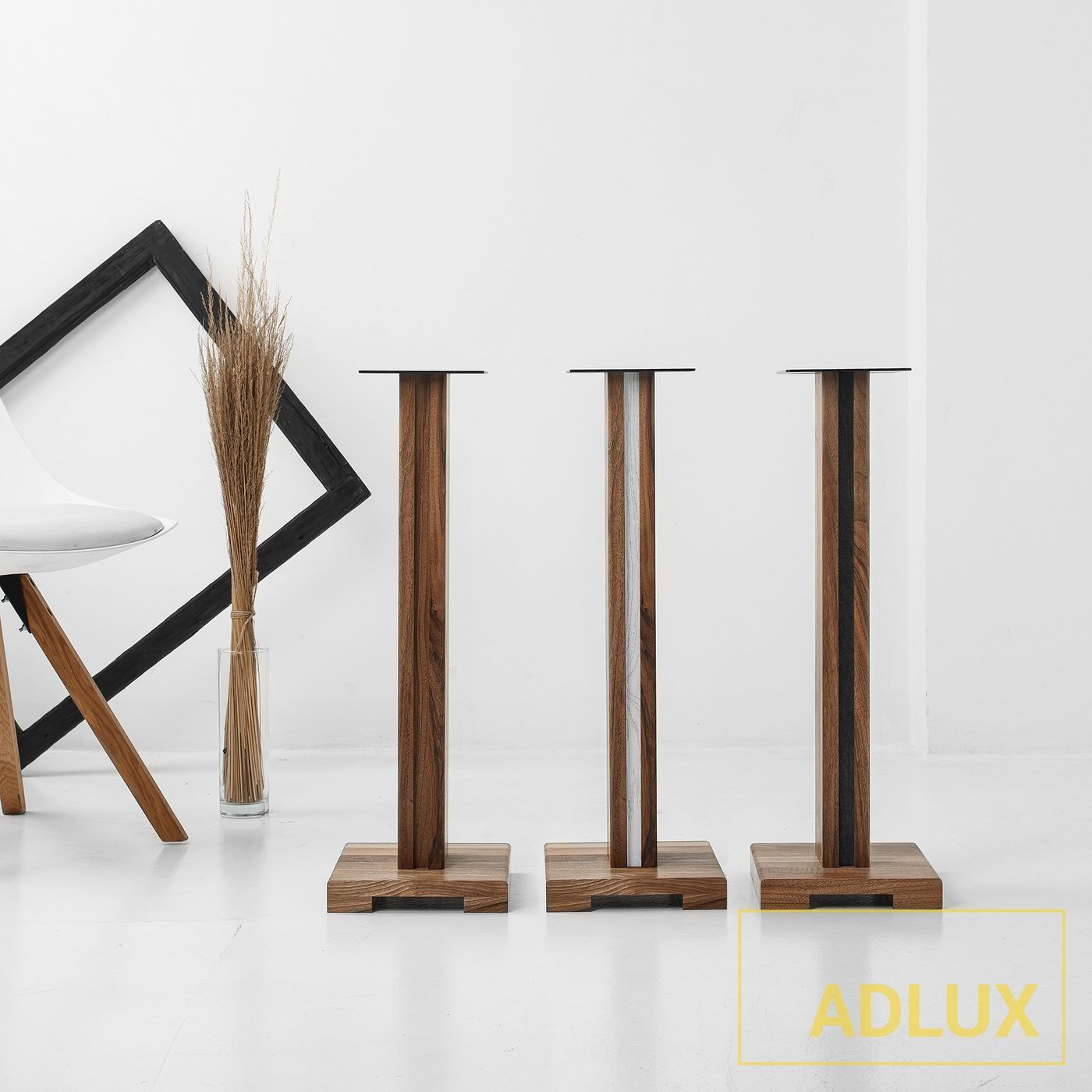 Стойки под акустику ADLUX BASE SS-1-W-B Walnut-Black