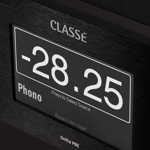 Попередній стерео підсилювач Classe DELTA PRE Black
