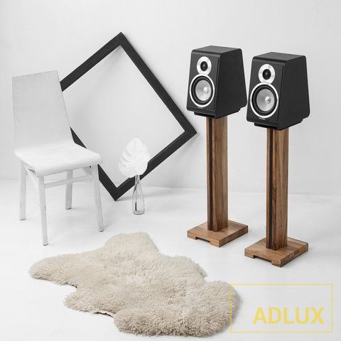Стойки под акустику ADLUX BASE SS-1-W-B Walnut-Black