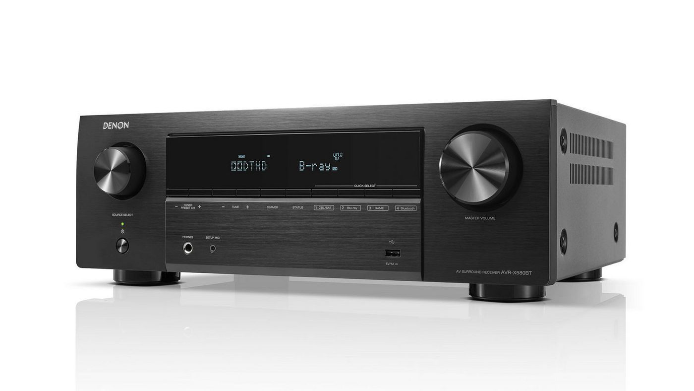 AV Ресивер Denon AVR-X580BT Black
