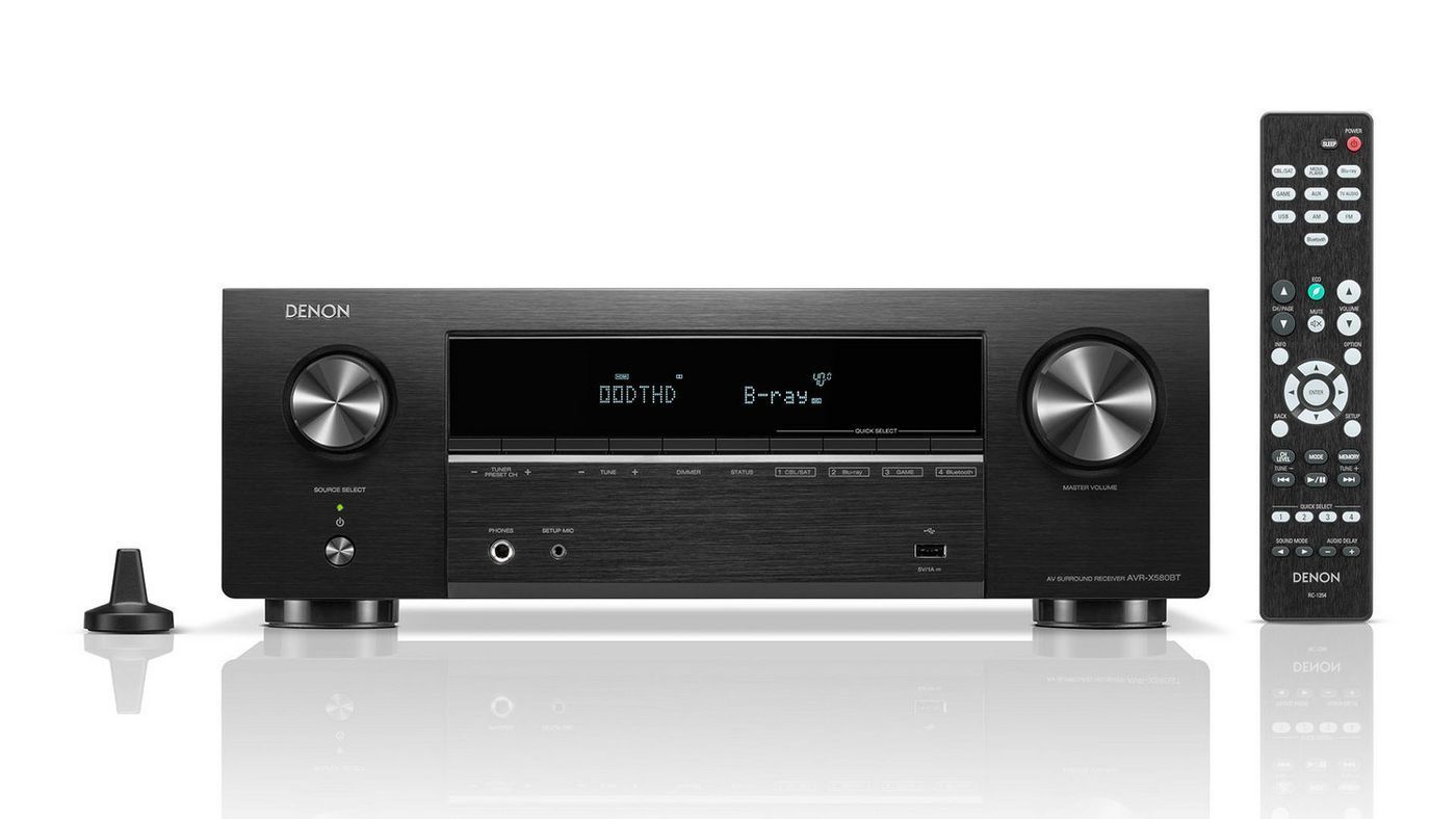 AV Ресивер Denon AVR-X580BT Black