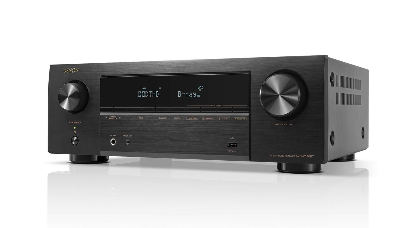 AV Ресивер Denon AVR-X580BT Black