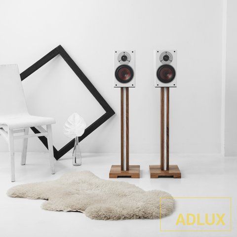 Стойки под акустику ADLUX BASE SS-1-W-Wh Walnut-White