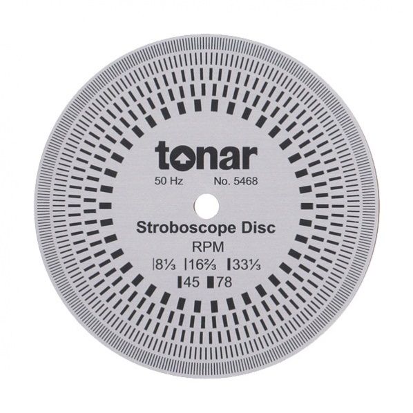 Стробоскопічний диск Tonar 10cm Aluminium Stroboscopic Disc, art.5468