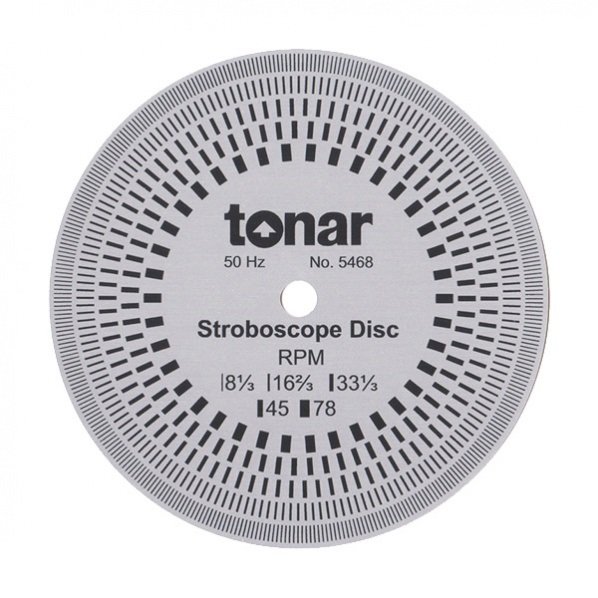 Стробоскопічний диск Tonar 10cm Aluminium Stroboscopic Disc, art.5468