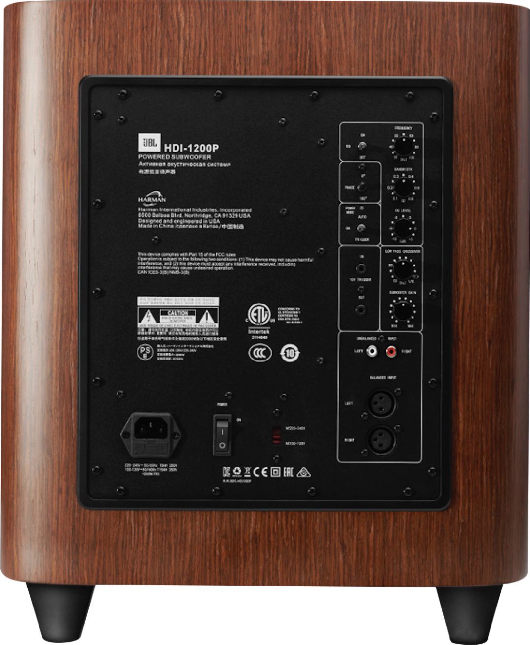 Сабвуфер JBL HDI-1200P Walnut