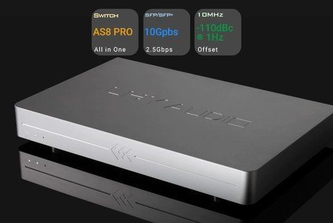 Мережевий комутатор LHY Audio AS8 Pro 2.5G OCXO