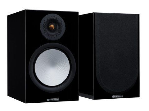 Полична акустика Monitor Audio Silver 100 High Gloss Black (7G)