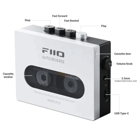 Касетний плеєр FiiO CP13 Black/White