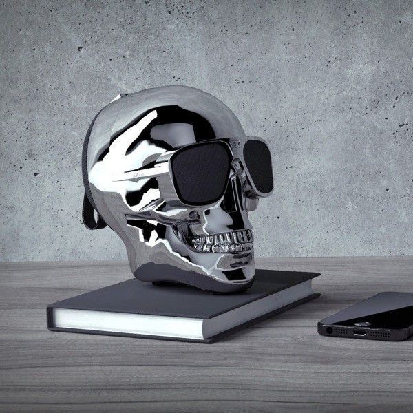 Акустична система Jarre Technologies AeroSkull XS + Chrome Silver