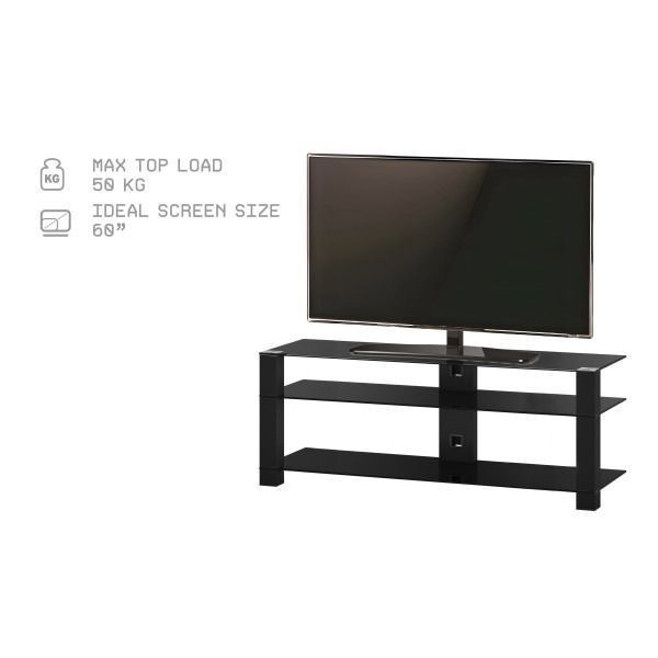 Тумба под телевизор Sonorous PL 3404-B-HBLK