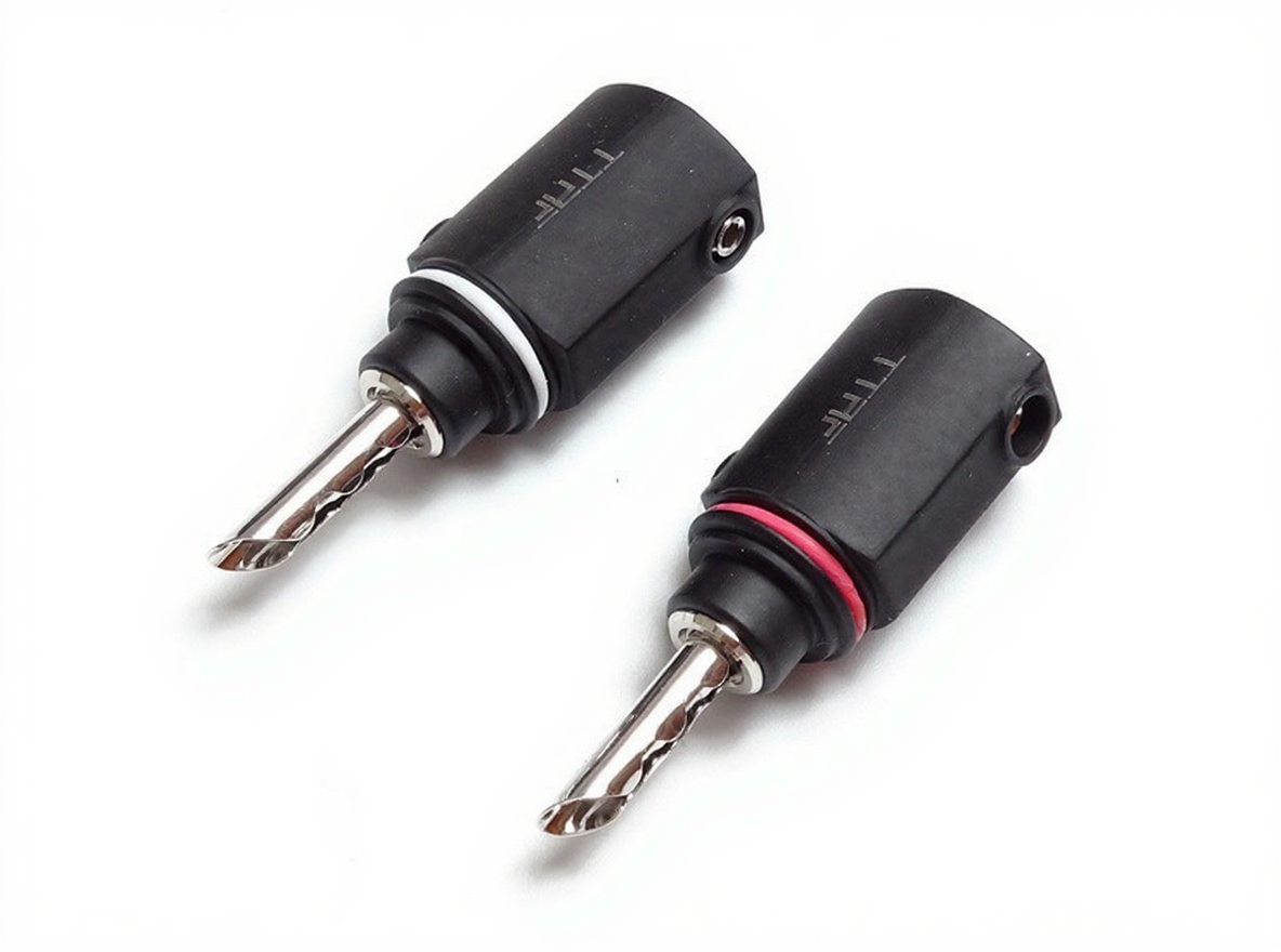 Акустические разъемы TTAF 93408 Black Banana Connector Rhodium