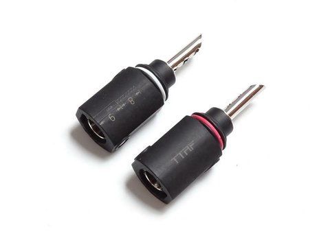 Акустические разъемы TTAF 93408 Black Banana Connector Rhodium
