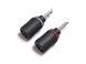 Акустические разъемы TTAF 93408 Black Banana Connector Rhodium