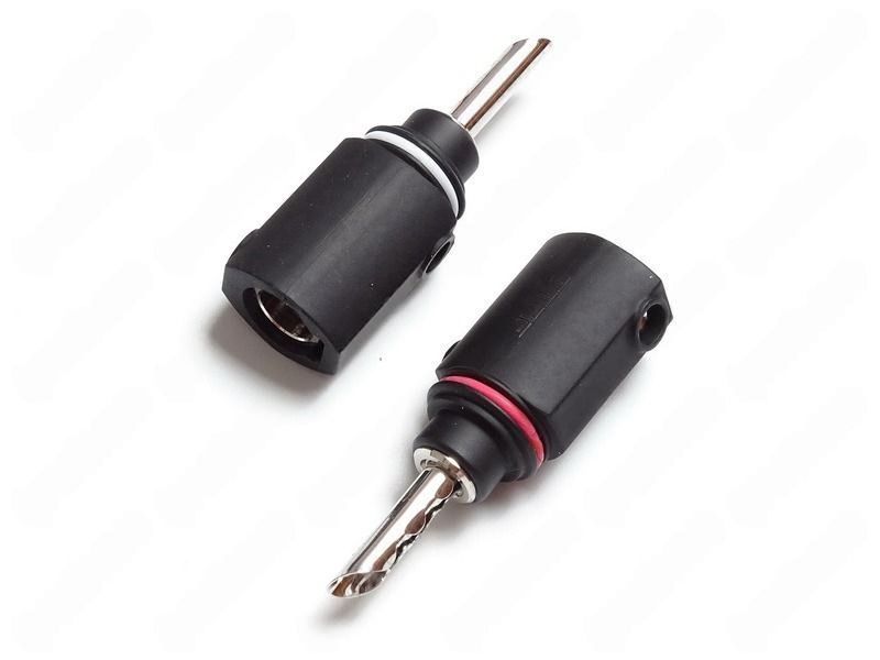 Акустические разъемы TTAF 93408 Black Banana Connector Rhodium