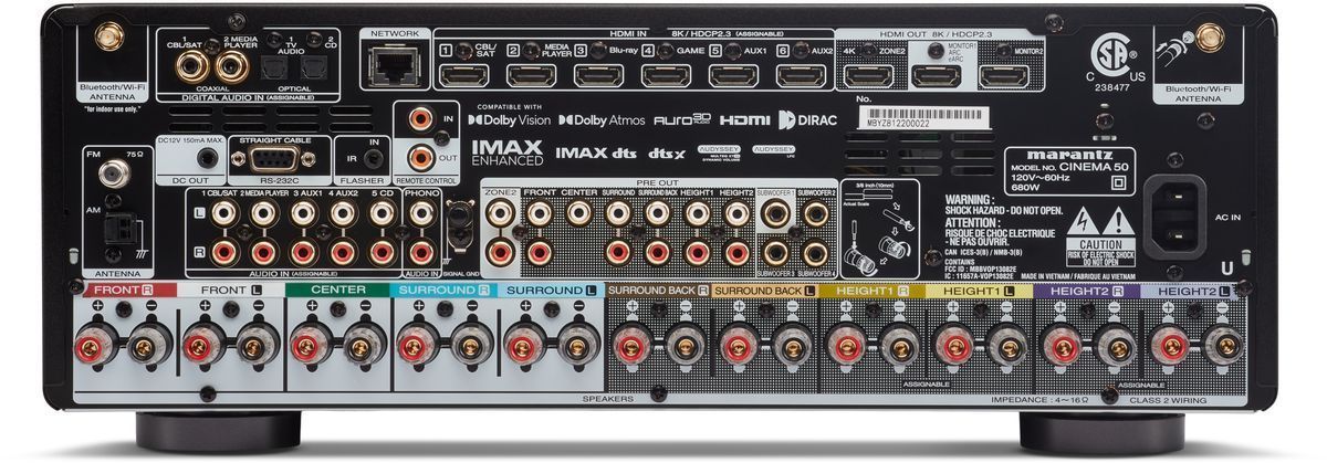 AV Ресівер Marantz Cinema 50 Silver-Gold