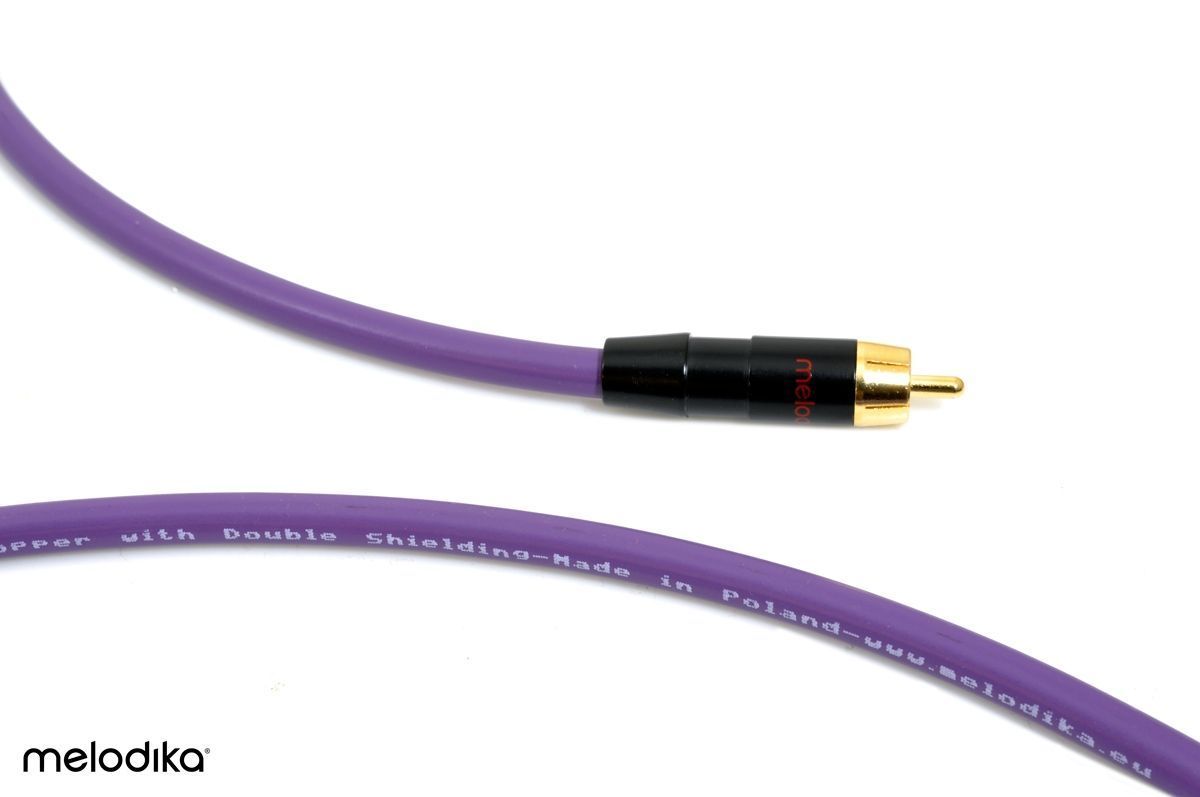 Міжблочний кабель Melodika Purple MD2R05 Cable 2xRCA-2xRCA 0,5m