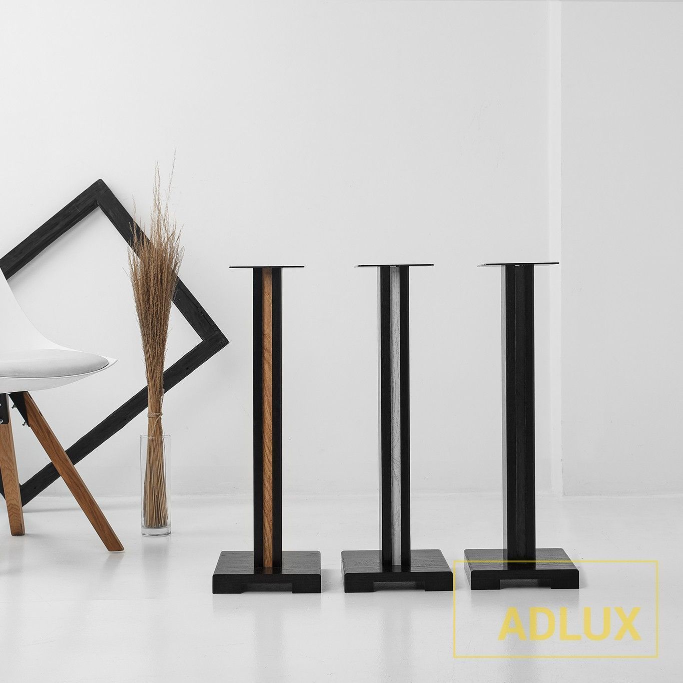 Стойки под акустику ADLUX BASE SS-1-B-W Black-Walnut