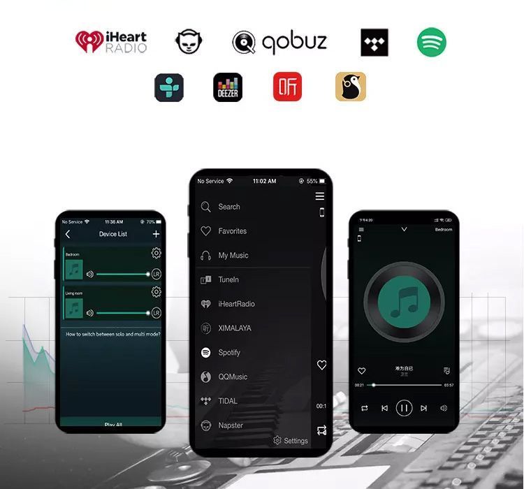 Підсилювач Cloudyx CL-300W Pro Hi-Fi WIFI Audio Amplifier