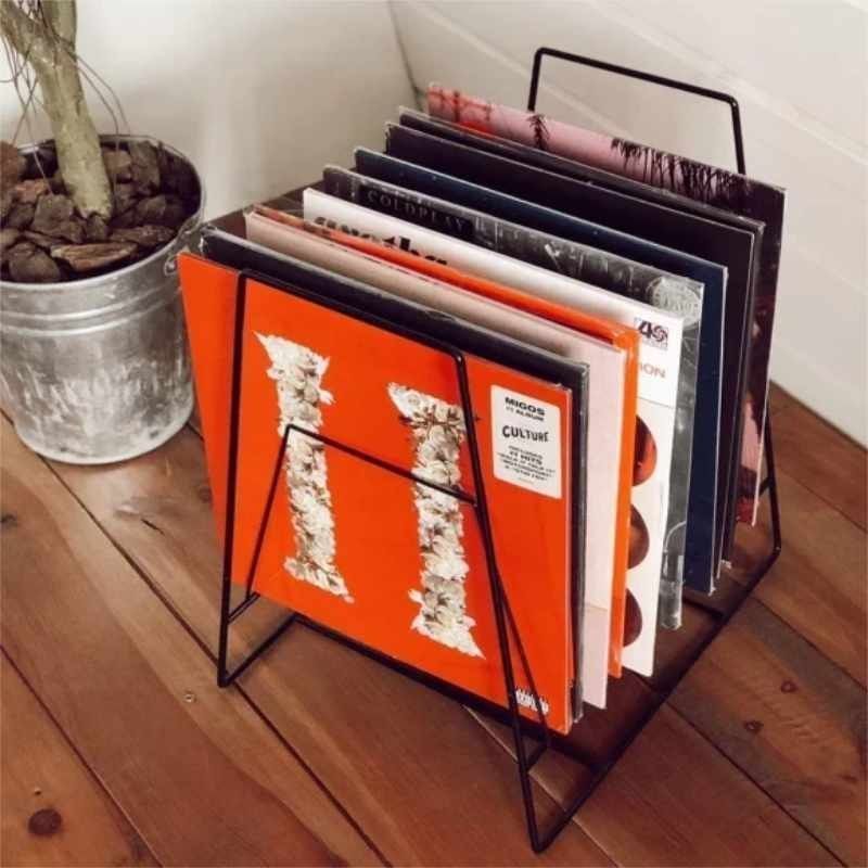 Стойка для пластинок GOKA GK-R25B Trapezoid Rack for Vinyl