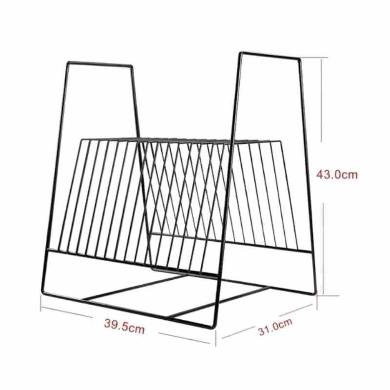 Стойка для пластинок GOKA GK-R25B Trapezoid Rack for Vinyl