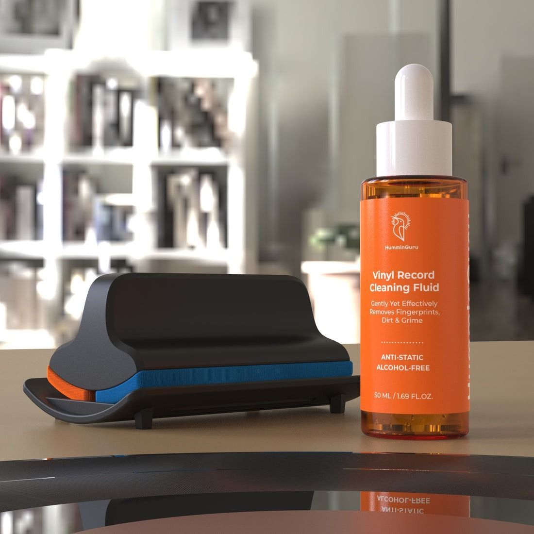 Набор для чистки пластинок HumminGuru I-Brush Vinyl Record Cleaning Kit (HG07)