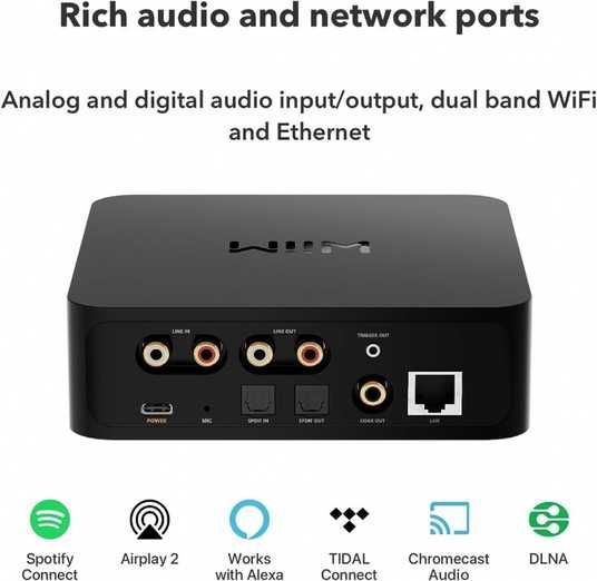 ⭐☜➀☞⭐【Стрімер WiiM Pro Plus Black】⭐☜➀☞⭐