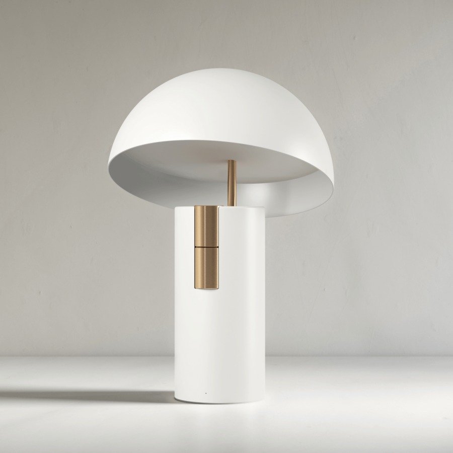Настольная лампа со встроенным динамиком Jaune Fabrique Alto Speaker White