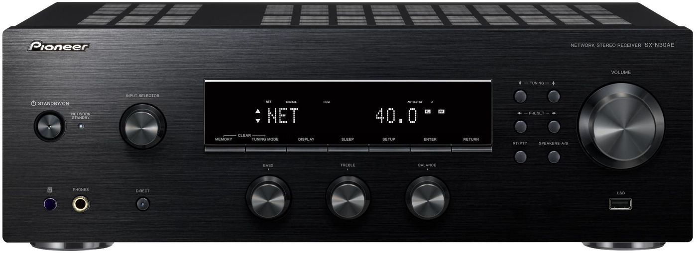 Сетевой аудио-ресивер Pioneer SX-N30AE Black