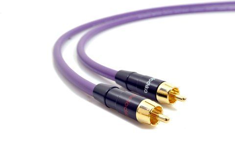 Межблочный кабель Melodika Purple MD2R10 Cable 2xRCA - 2xRCA Length 1m